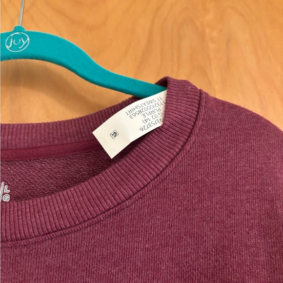 Time and Tru Plum Crewneck Size Large NWT - Picture 6 of 6